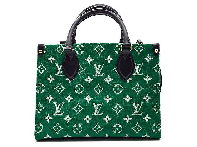 Louis Vuitton Monogram Velvet OnTheGo Vert