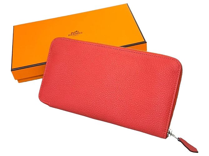 Hermès Guilty Wallet Azzap Zipper Long Wallet Red