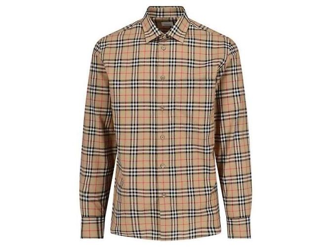 Burberry Camicia in cotone a quadri Multicolore