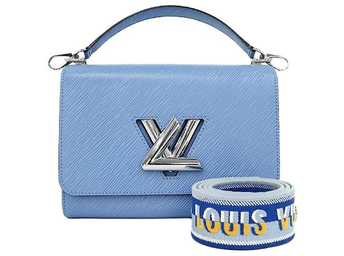 Louis Vuitton Blue Twist MM Blau