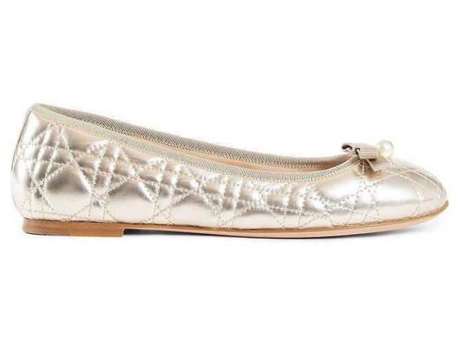 Dior Bailarinas metalizadas Multicolor