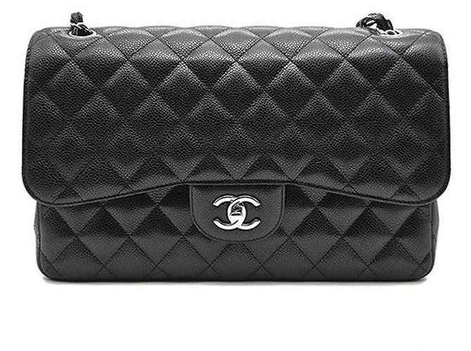Chanel Caviar Classic Jumbo Nero