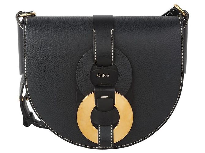 Chloé Bolsa Transversal Dali Saddle Small Preto
