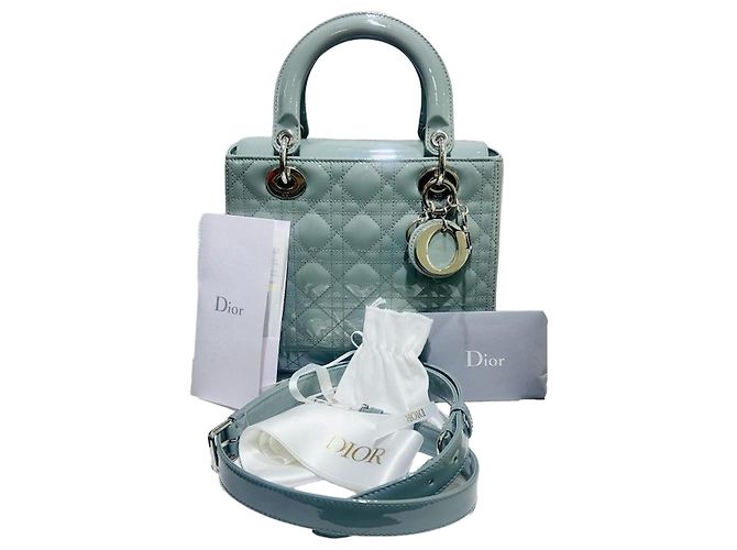 Lady Dior Medium Patent Tote Bag Shoulder Bag Bag Multiple colors