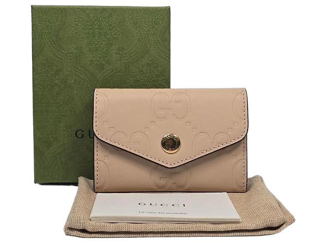 Gucci GG Card Holder Beige