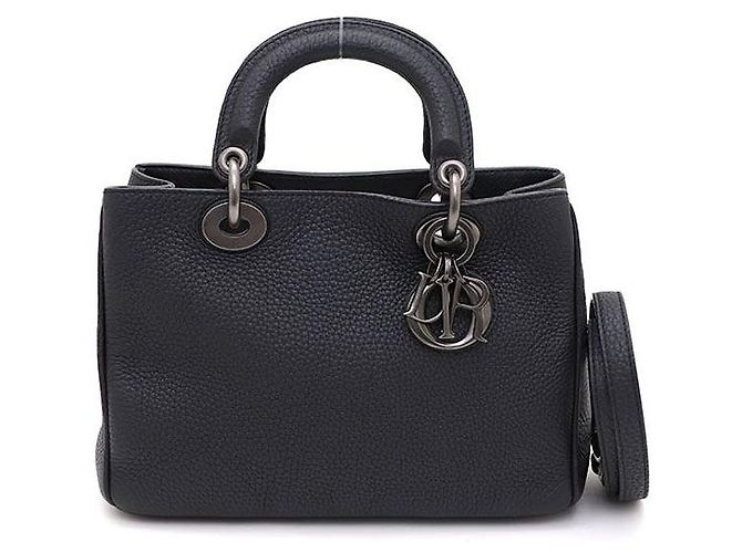 Mini bolsa tote e bolsa transversal Diorissimo Preto