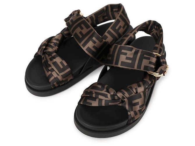 Fendi Sandali Marrone 