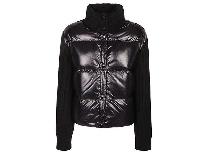 Moncler Logo Patch Knit Padding