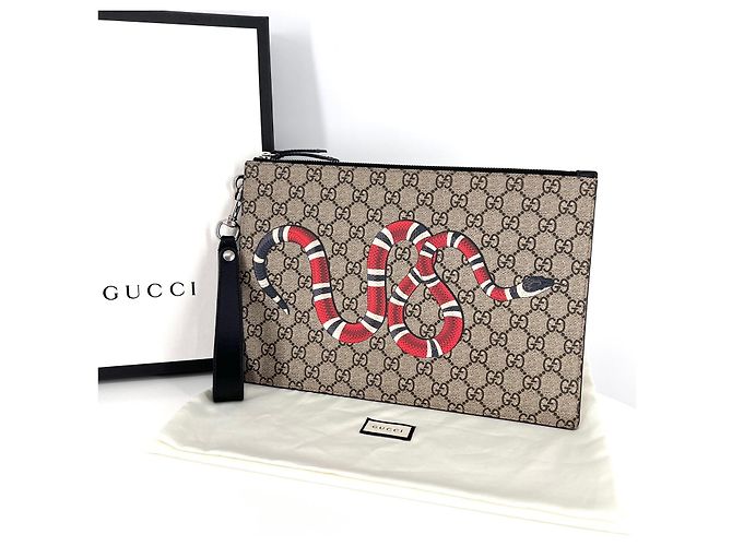Gucci Pochette Snake GG Supreme Multicolore