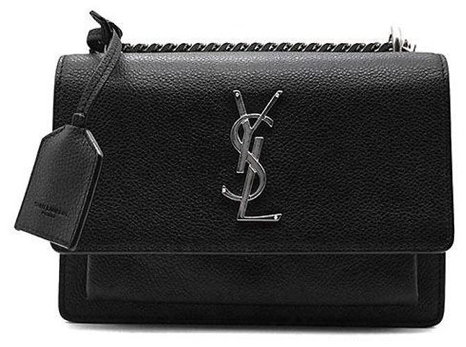 Saint Laurent Mini Bolso Sunset Negro 