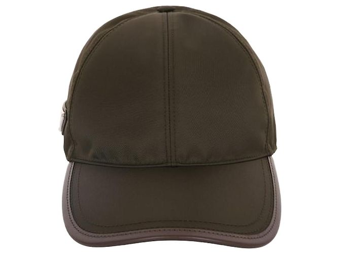 Prada Speedlock Re-Nylon Selva Green Cap Black