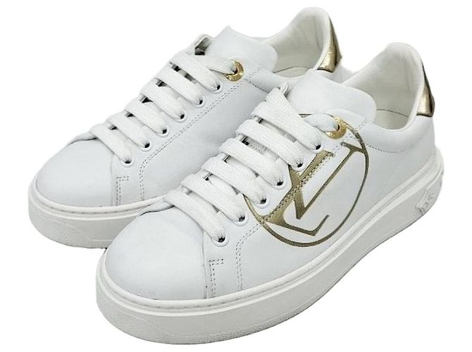 Louis Vuitton LV Gold Timeout Sneaker Silber