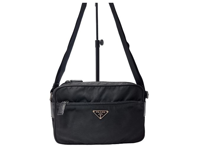 Prada Bolsa de Câmera de Nylon Transversal Unissex (Premium)