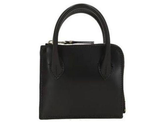Comme Des Garcons Classic Handle Small Square Wallet Black