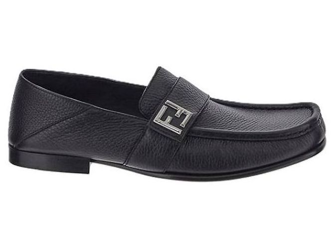 Fendi FF Squared Leder-Loafer