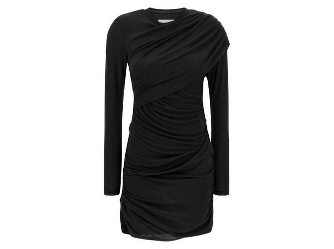 Isabel Marant Minivestido de jersey drapeado Negro