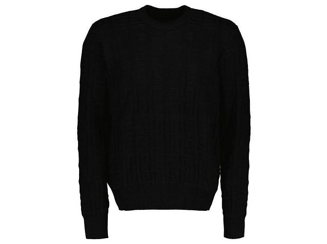 Givenchy Suéter de algodón con estampado: Negro