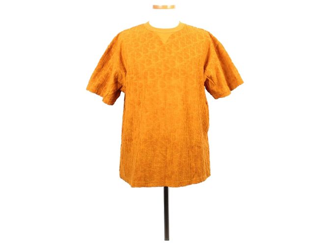 Dior Oblique Terry T-Shirt Orange