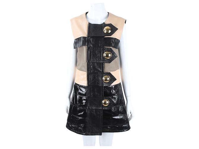 Vestido sem mangas Louis Vuitton Marrom