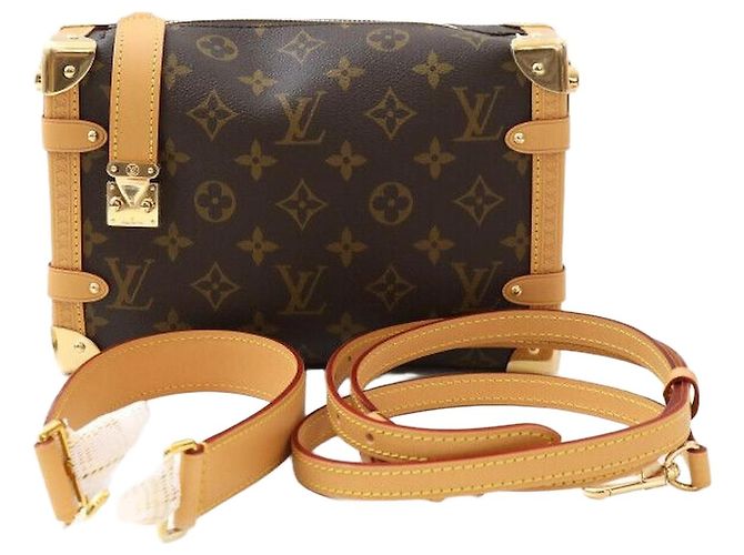Louis Vuitton Bolsa de ombro e transversal Side Trunk MM Monogram Multicor