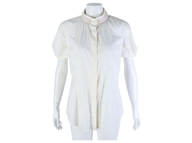Bluse Brunello Cucinelli Weiß 