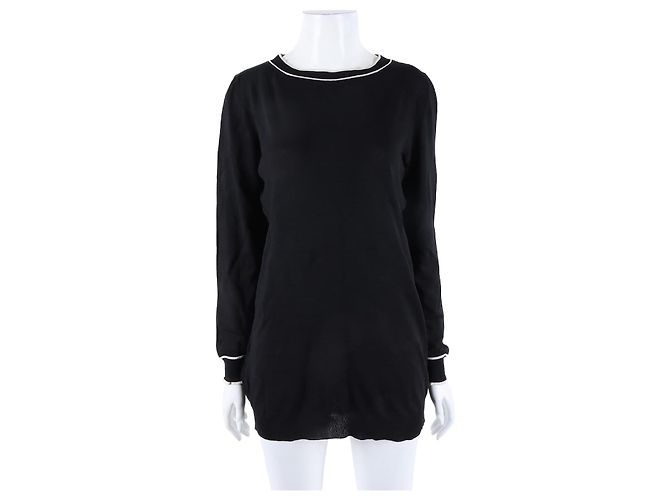 Pull à manches longues Prada Noir
