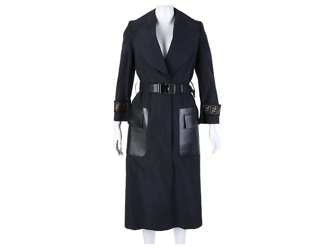 Fendi Trench Coat Blue