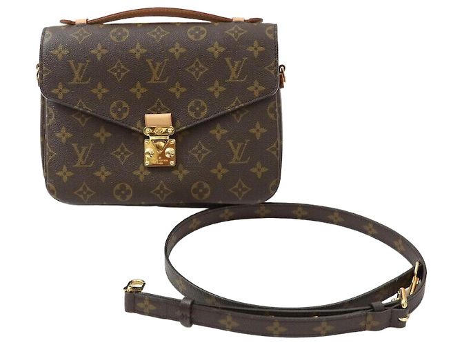 Louis Vuitton Borsa a tracolla Pochette Métis Monogram Nero