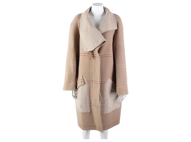 Hermès Cashmere Coat Brown