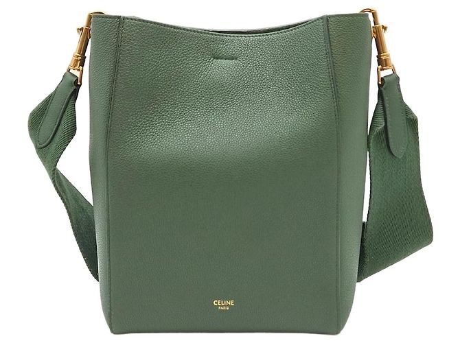 Céline Borsa a secchiello Khaki Marrone