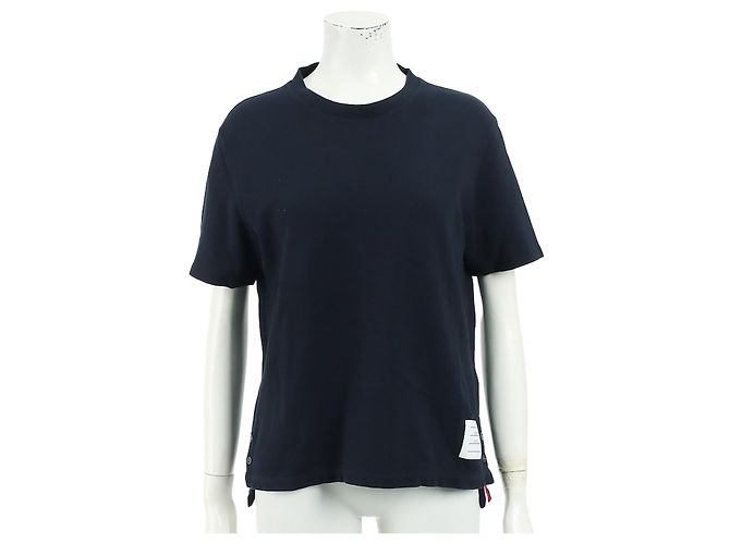 Thom Browne Top a maniche corte Blu 