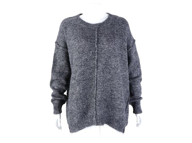 Isabel Marant Langarm-Strickpullover Braun 