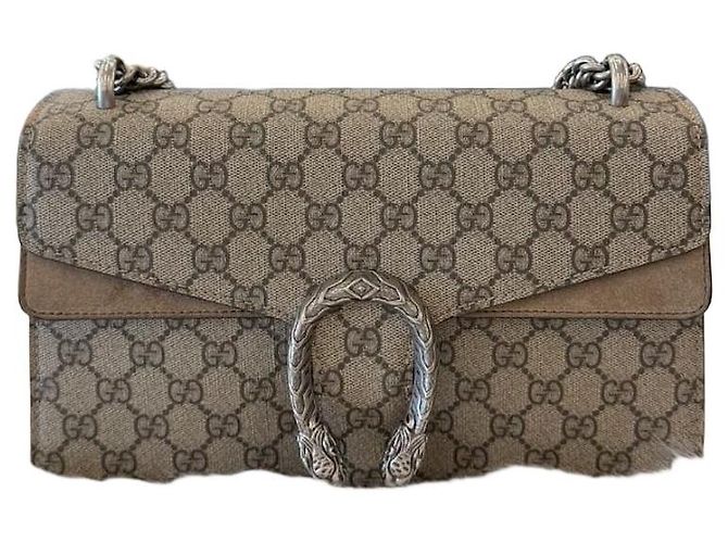Gucci Bolsa de Ombro Dionysus Small Marrom
