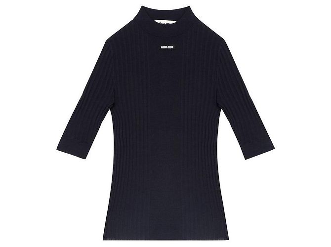 Miu Miu Strickware für Damen Schwarz 