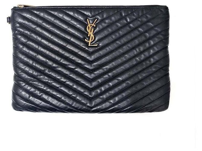 Saint Laurent Clutch Monogram Nero 