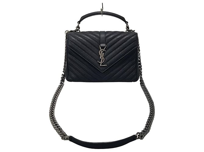 Saint Laurent Borsa a Spalla Monogram College Medium Nero