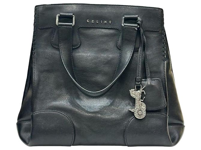 Céline Sac cabas Orolov Black Noir