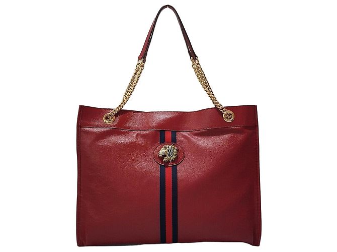 Gucci Sac shopper Tiger Web Raza Rouge