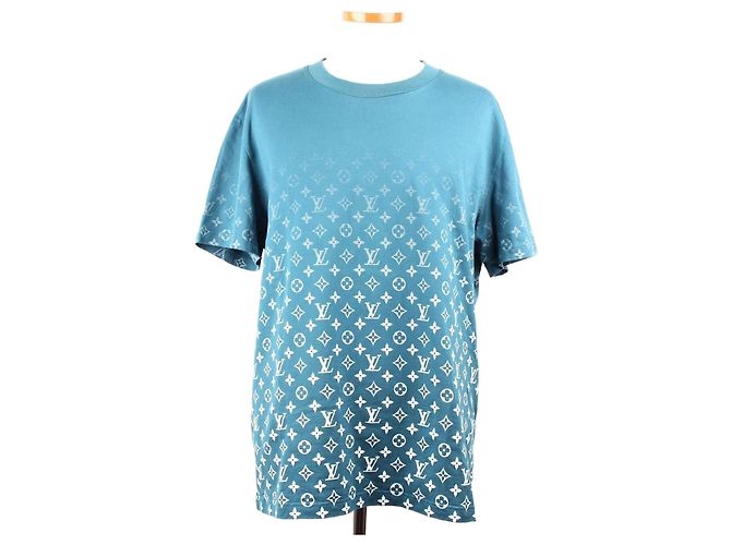 Louis Vuitton Monogram Gradient T-Shirt XL Blau