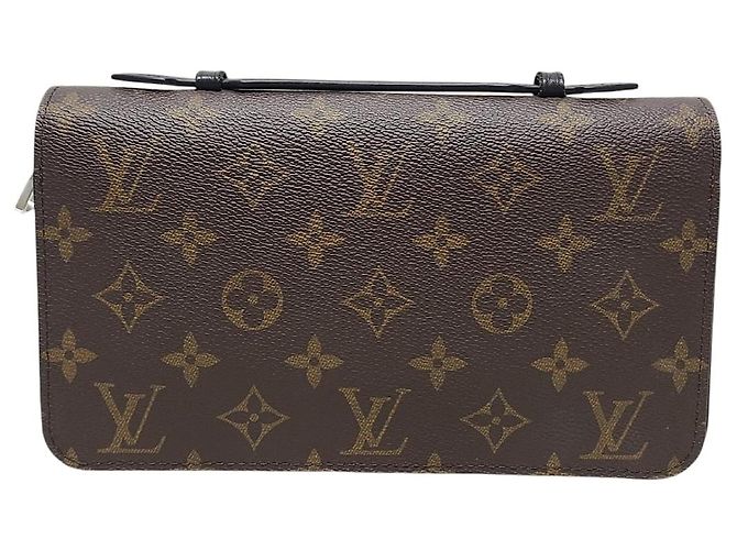 Louis Vuitton Cartera Zippy Monogram Castaño