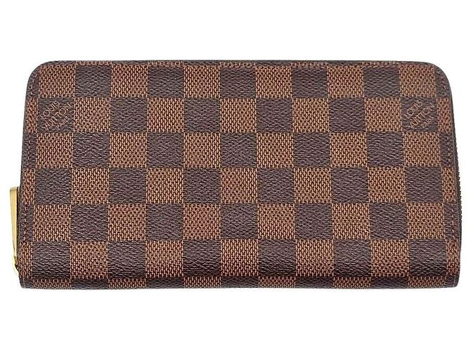 Louis Vuitton Damier Zippy Wallet Red