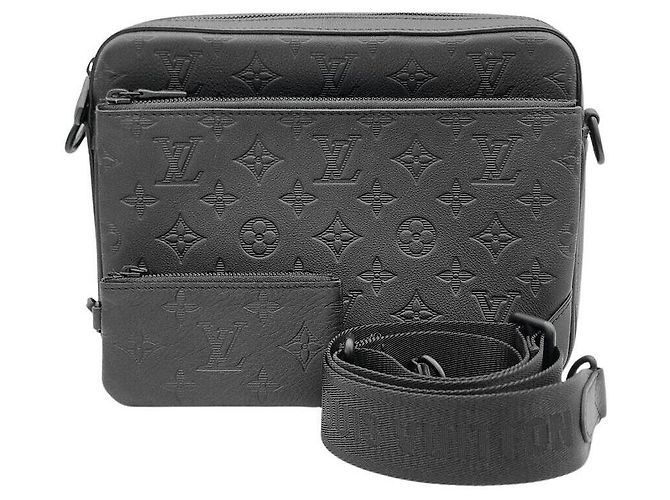 Louis Vuitton Shadow Trio Messenger Bag Black