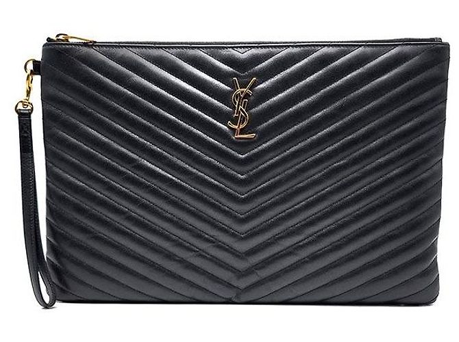 Saint Laurent Pochette Monogram Large Noir