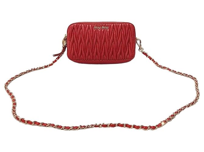 Miu Miu Bolsa Transversal Materasse Double Zipper Prata