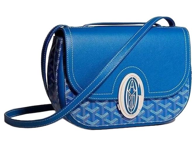 233 Goyard Borsa blu da donna Panno