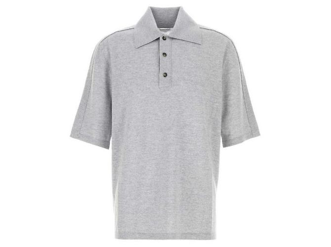 Bottega Veneta Technisches Woll-Polohemd Braun