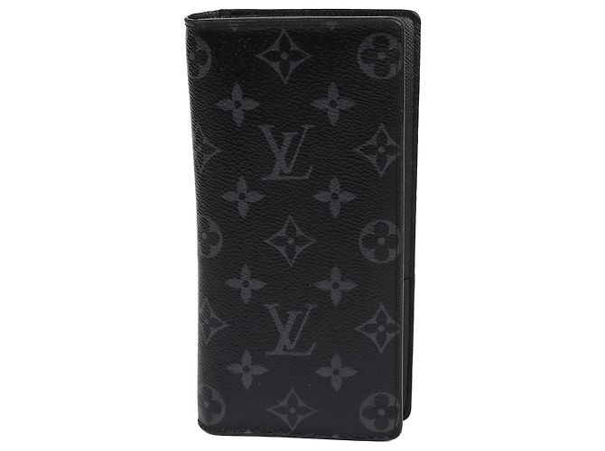 Louis Vuitton Eclipse Black Brassa Long Wallet