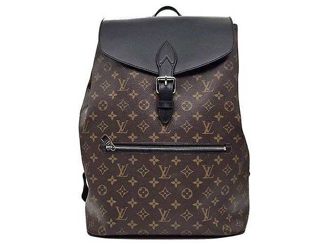 Louis Vuitton Makarasar Fork Backpack Brown