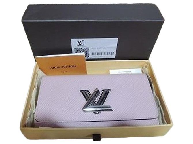 Louis Vuitton Twist Wallet Epileather Long Wallet Pink