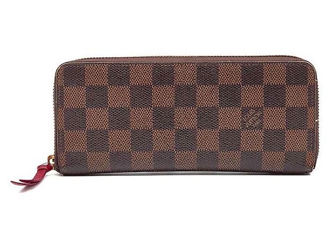 Louis Vuitton Damier Clemence Wallet Red
